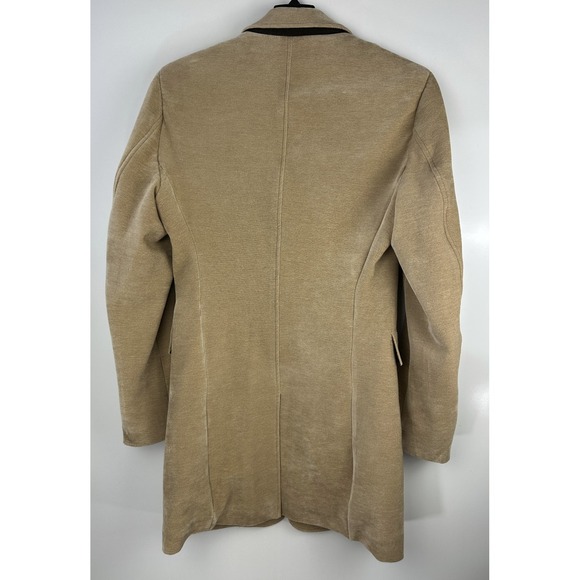 Paisley & Gray Mens XL Tan Soft Ribbed Knit Sport Coat Blazer Slim Fit *Flawed* - Picture 8 of 16